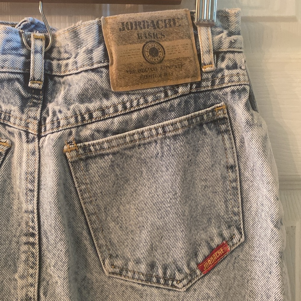Vintage Blue JORDACHE Denim Jean Pencil Skirt - Picture 3 of 15